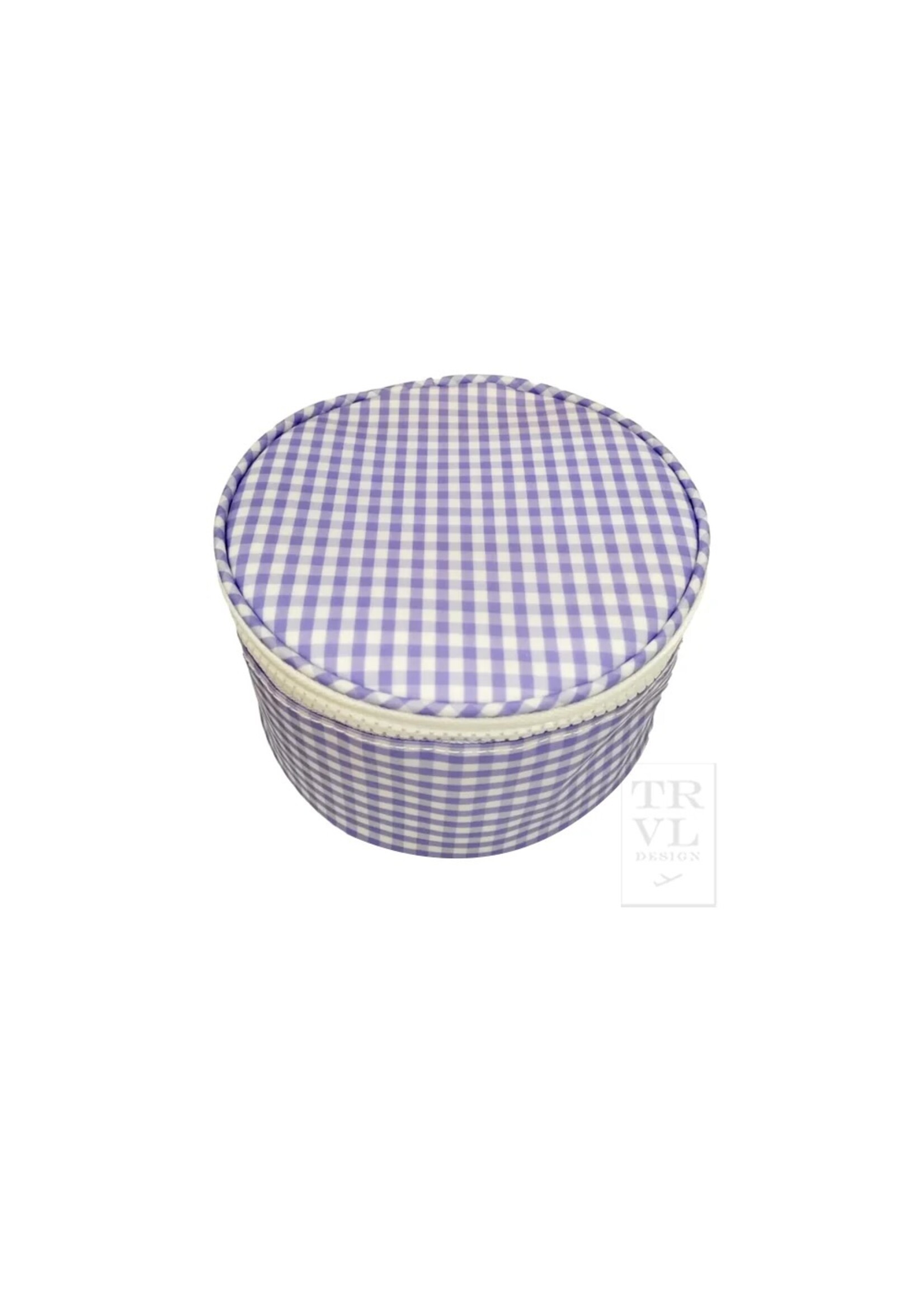 TRVL DESIGN Round Up Jewel case- Gingham Lilac