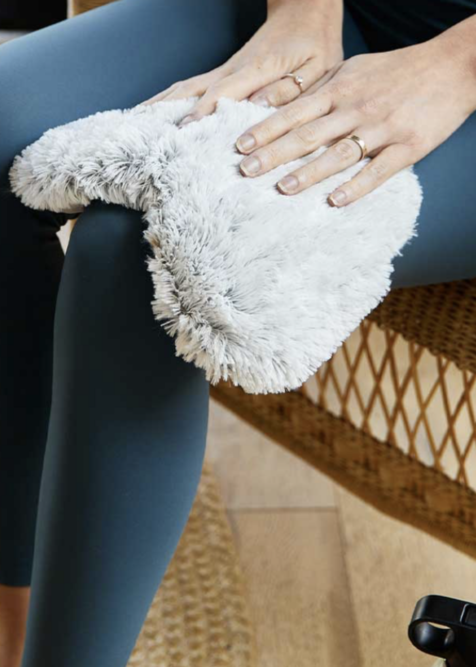 Warmies Warmies Marshmallow Gray Heart