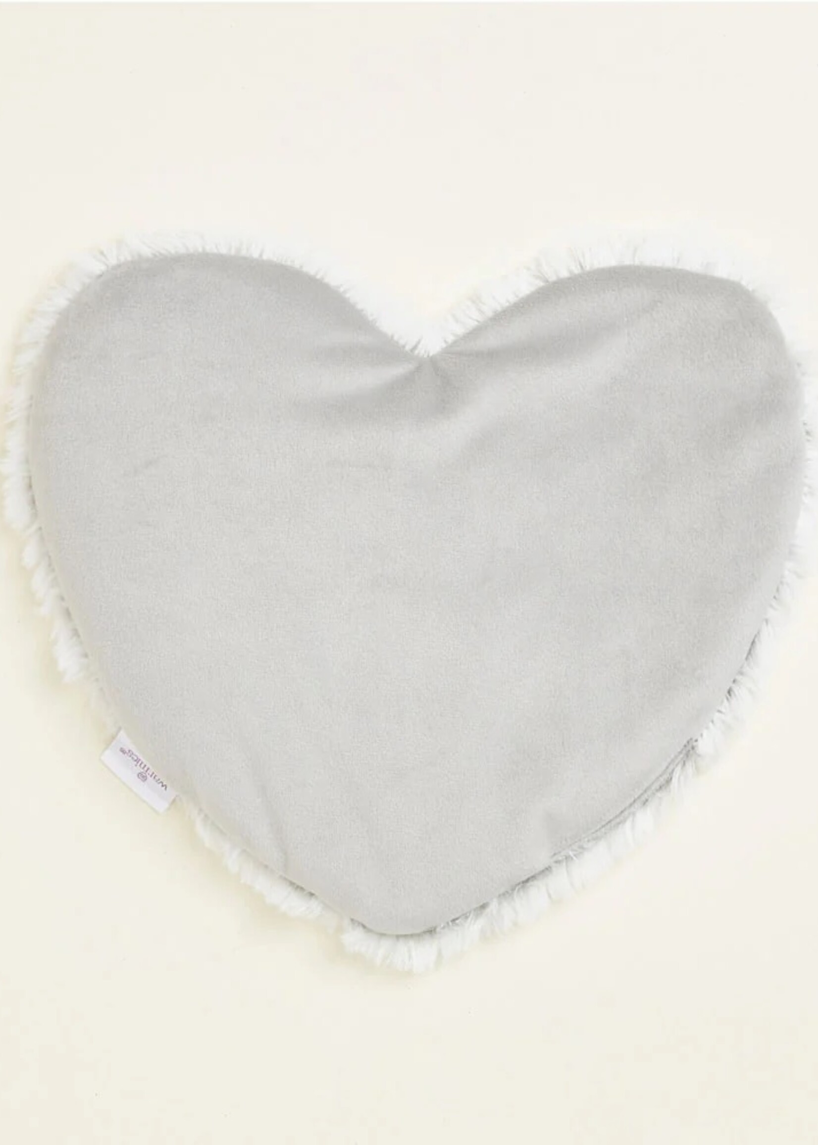 Warmies Warmies Marshmallow Gray Heart