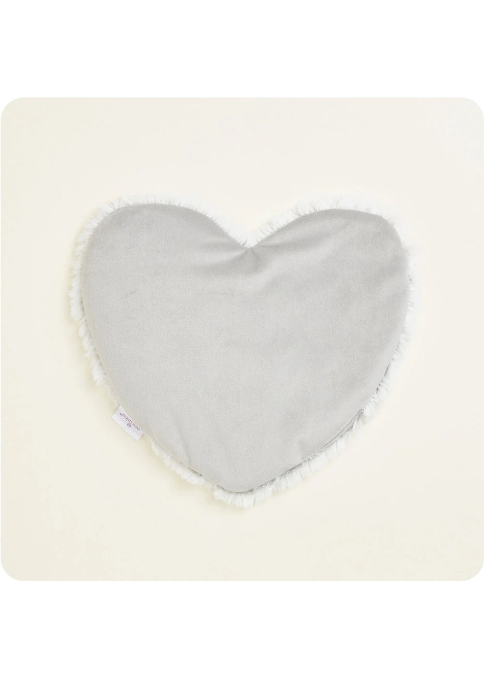 Warmies Warmies Marshmallow Gray Heart