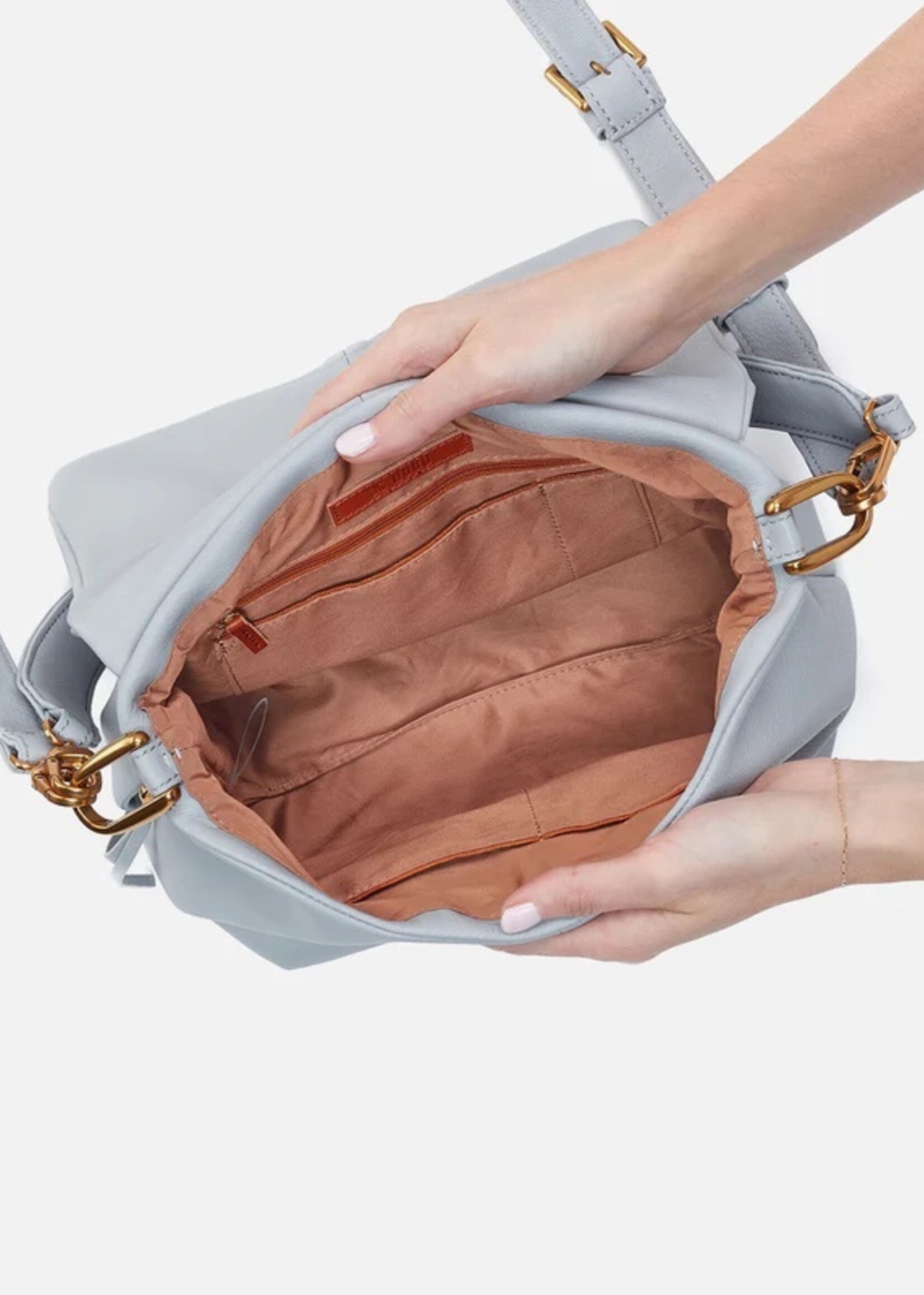 hobo Harley Convertible Shoulder Bag - Blue Pearl