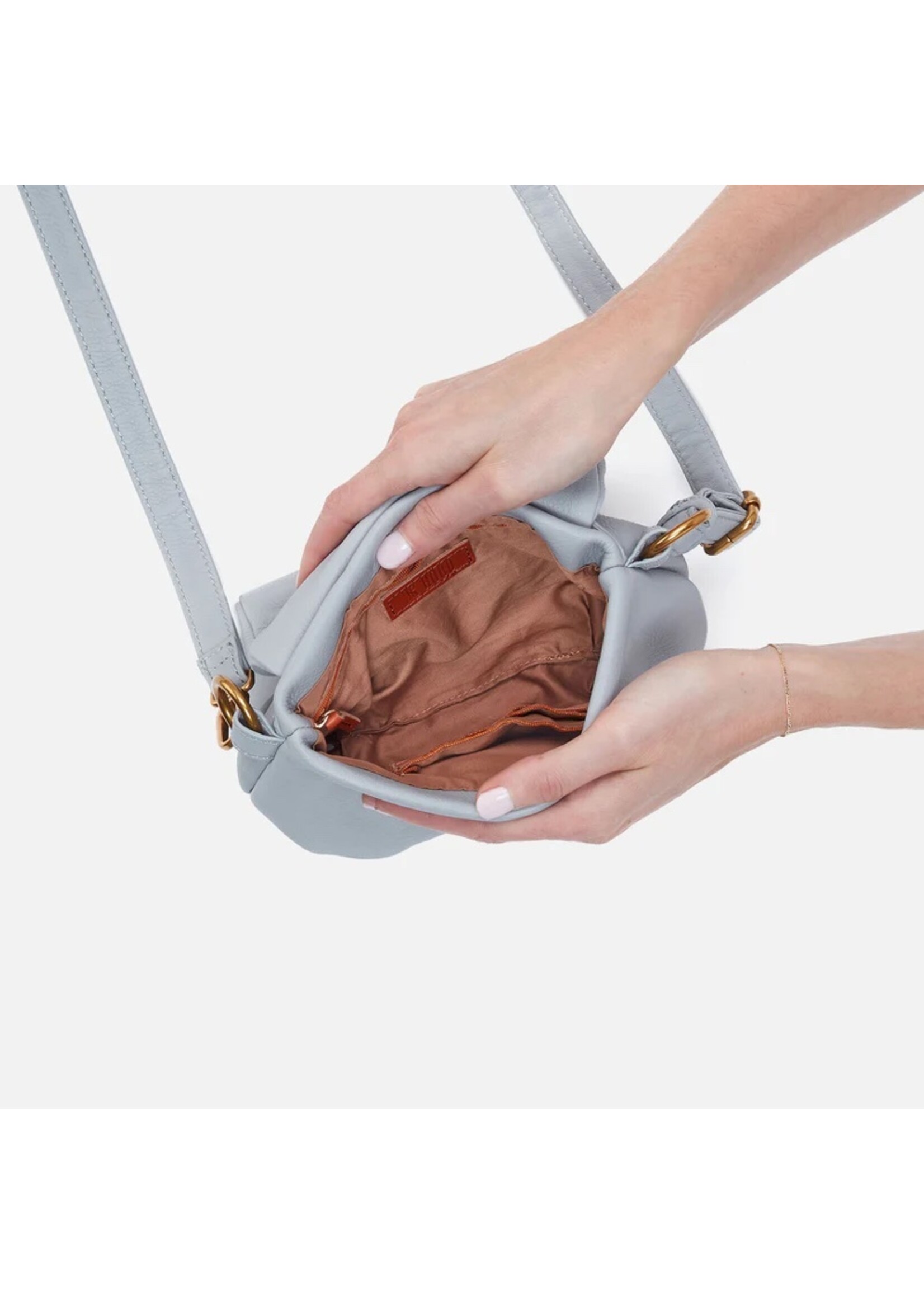 hobo Harley Crossbody Sling - Blue Pearl