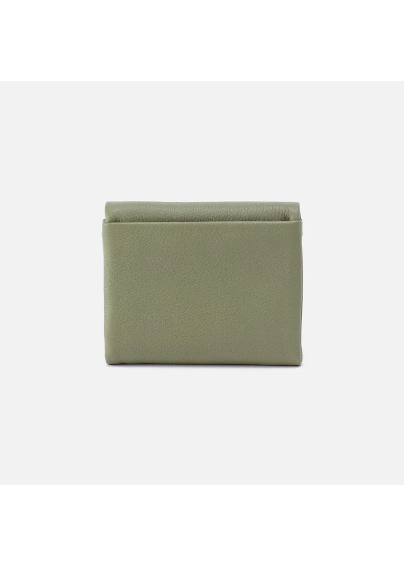 hobo Fern Medium Trifold Wallet- Watercress
