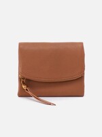 hobo Fern Medium Trifold Wallet - Warm Honey