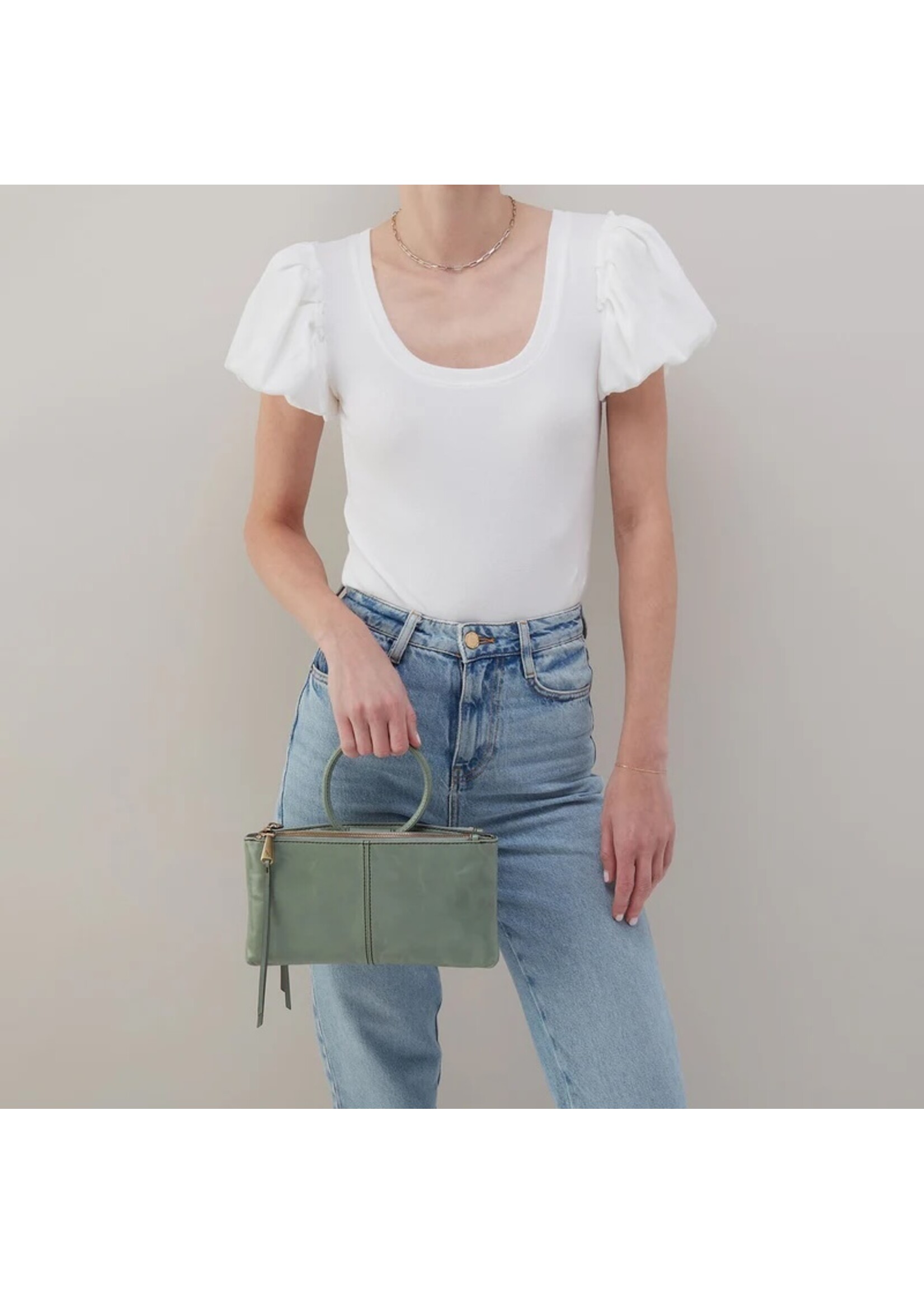 hobo Sable Crossbody- Jade