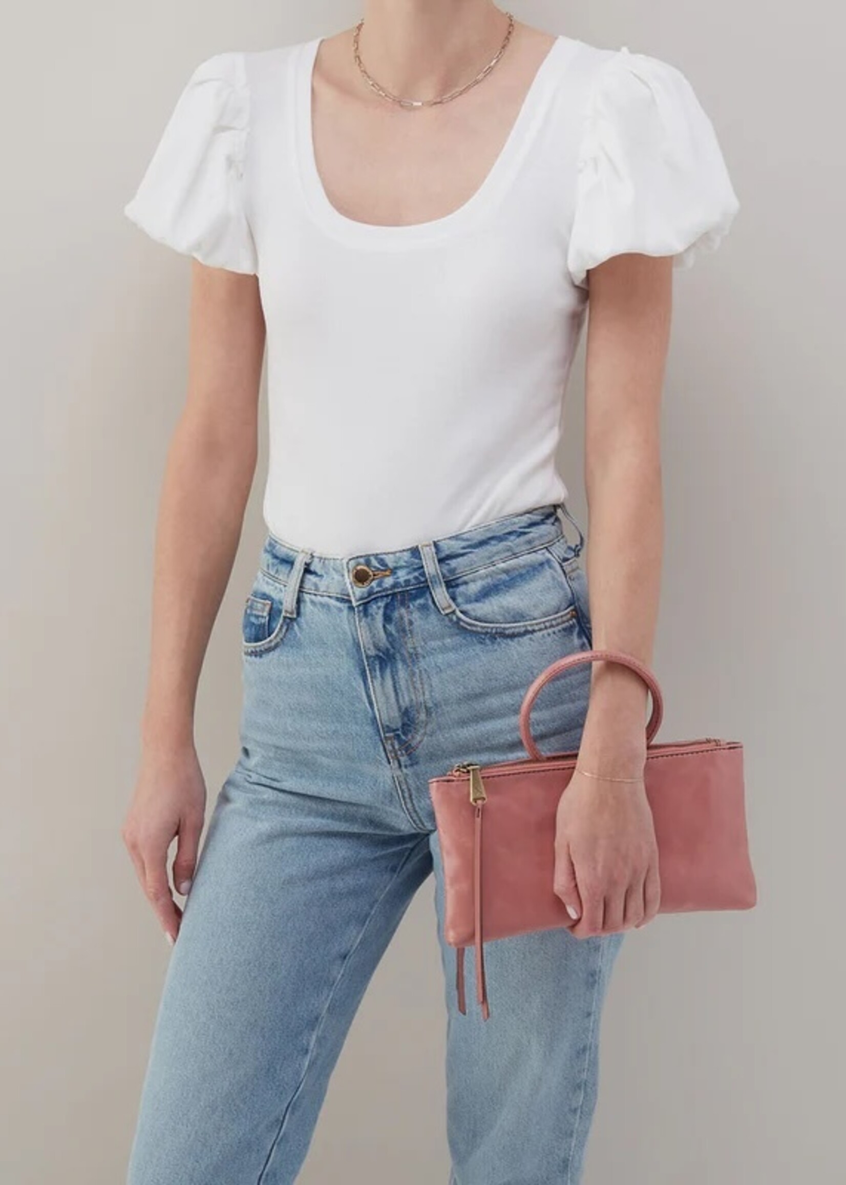 hobo Sable Crossbody - Rose