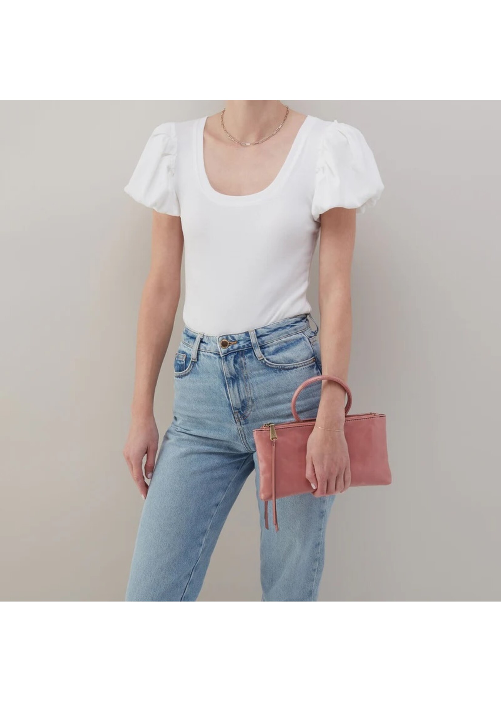 hobo Sable Crossbody - Rose