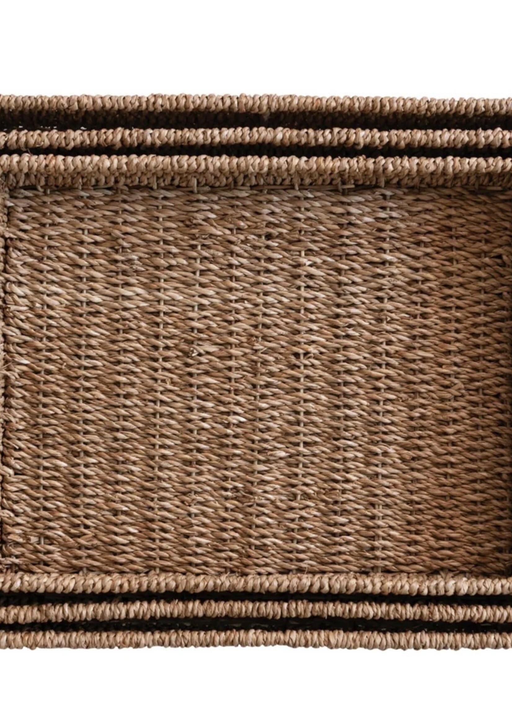 Creative Co-op 22" Bankuan Hand Woven Tray