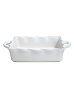 Casafina Cook & Host  Small Ruffled Baker - White
