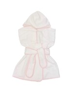 Stork & Loom Toddler Robe - Pink Trim