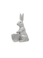 Creative Co-op Stoneware Rabbit Shaped Planter