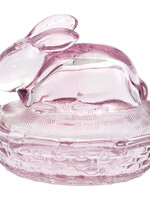 boston international Bunny Glass Covered Dish Large
