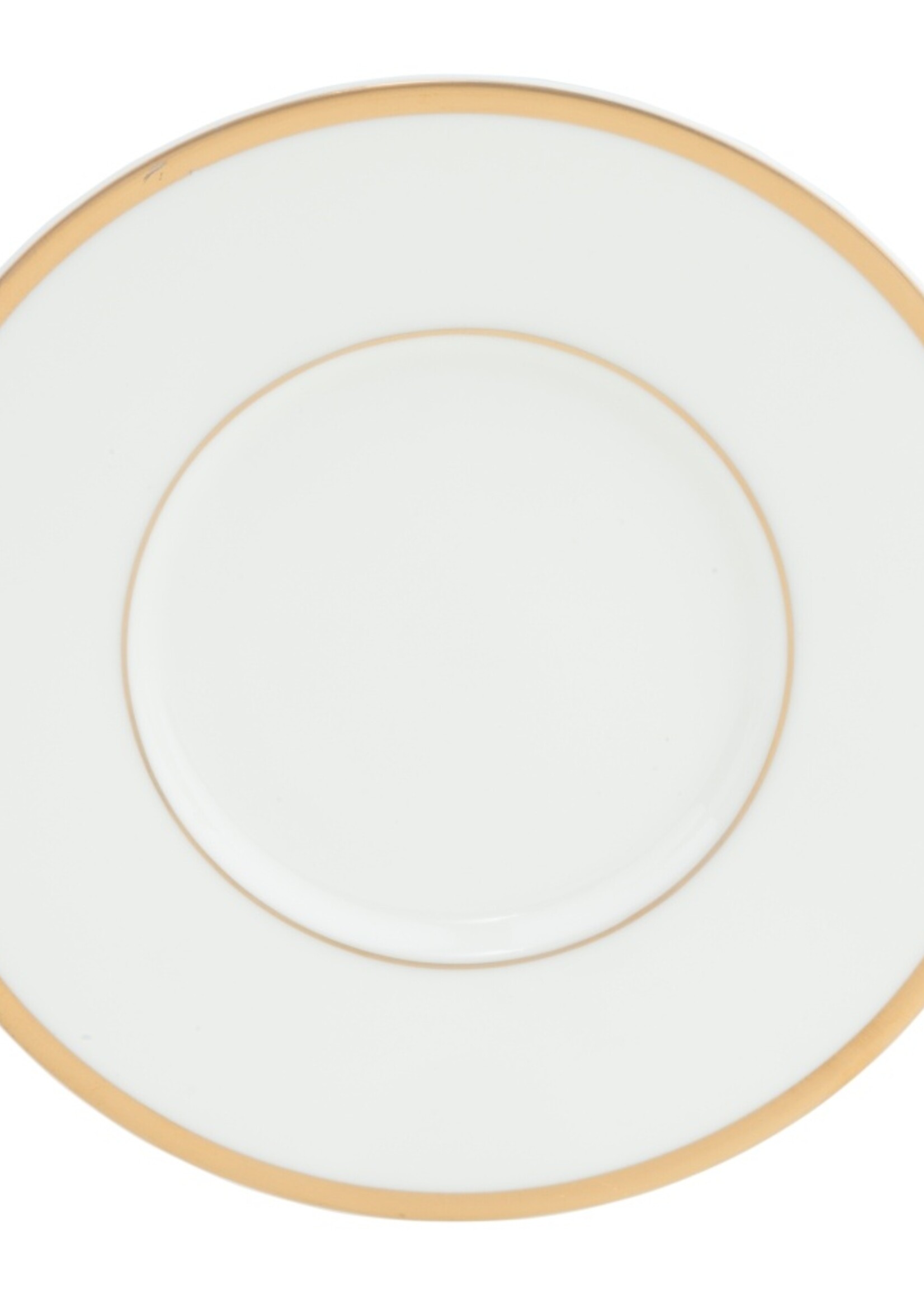 Pickard China Georgian Monogram Can Saucer - June & Cullin Williams Registry