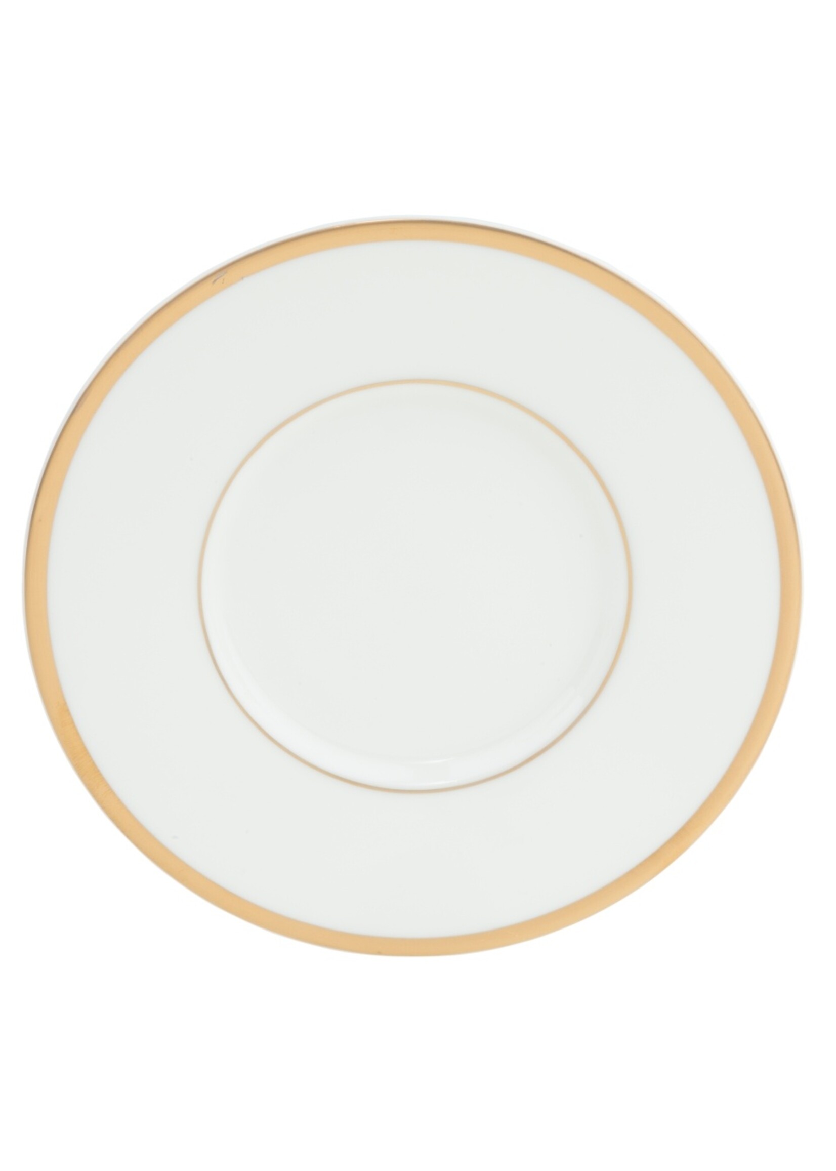 Pickard China Georgian Monogram Can Saucer - June & Cullin Williams Registry