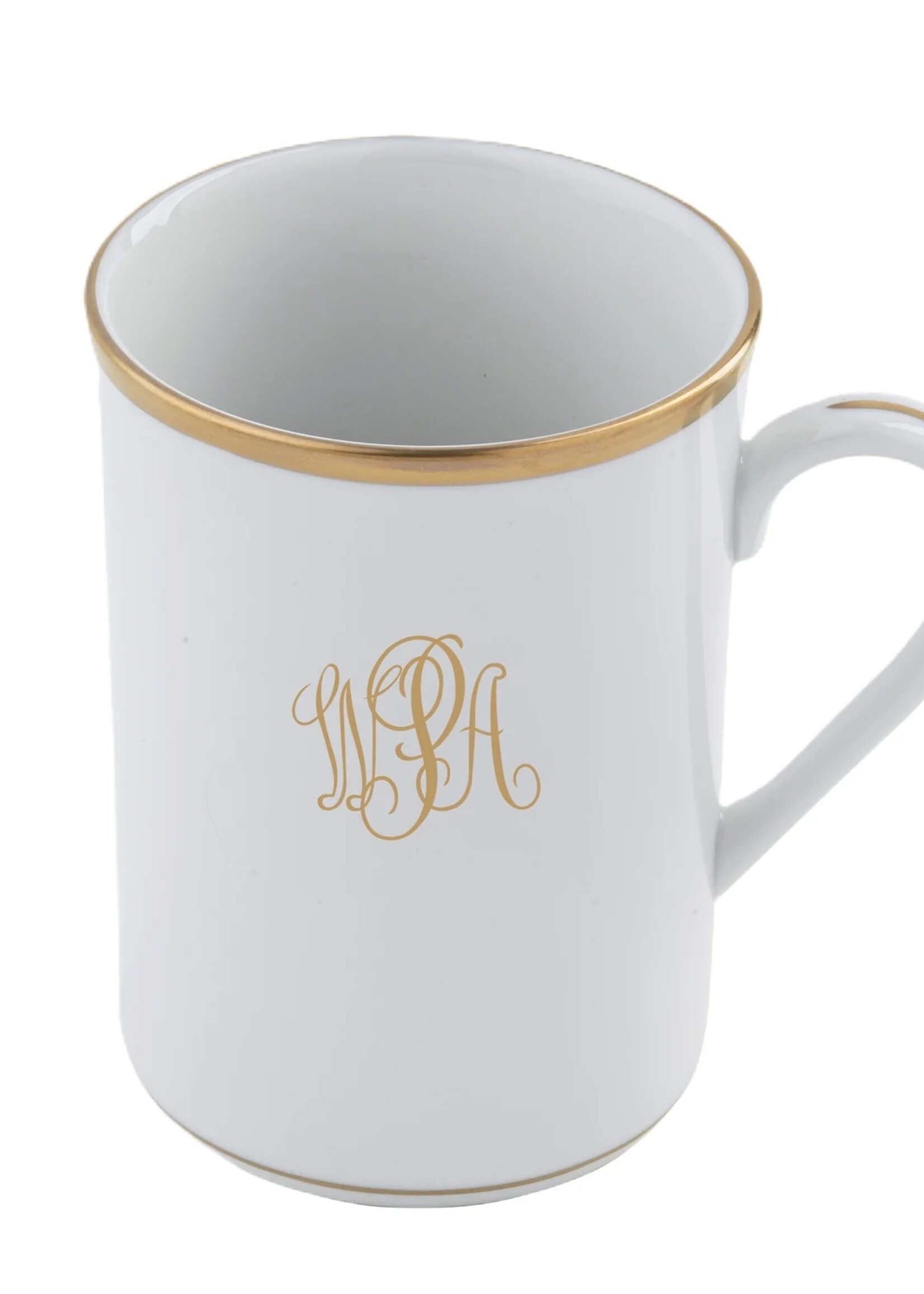 Pickard China Georgian Monogram CanTea Cup - June & Cullin Williams Registry