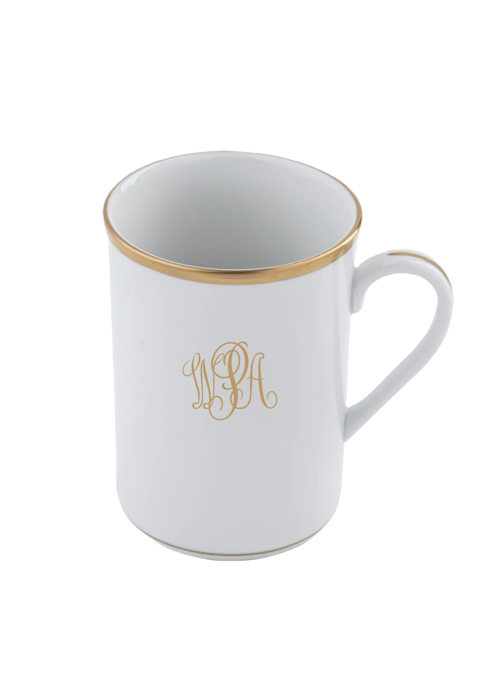 Pickard China Georgian Monogram CanTea Cup - June & Cullin Williams Registry