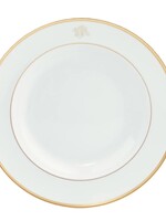 Pickard China Georgian Monogram Salad Plate - June & Cullin Williams Registry