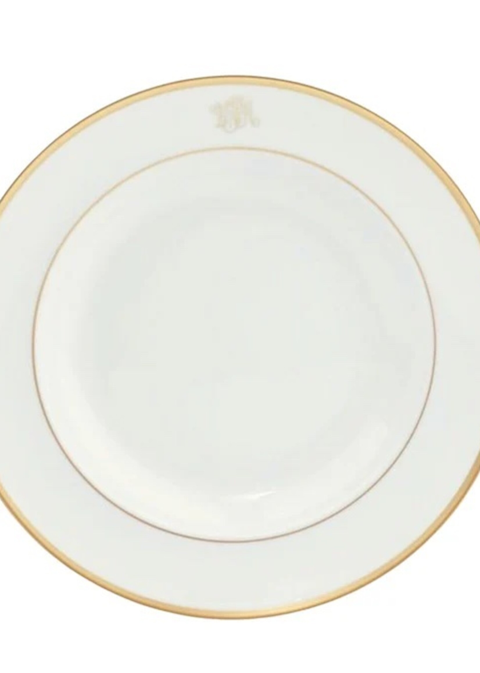 Pickard China Georgian Monogram Dinner Plate - June & Cullin Williams Registry