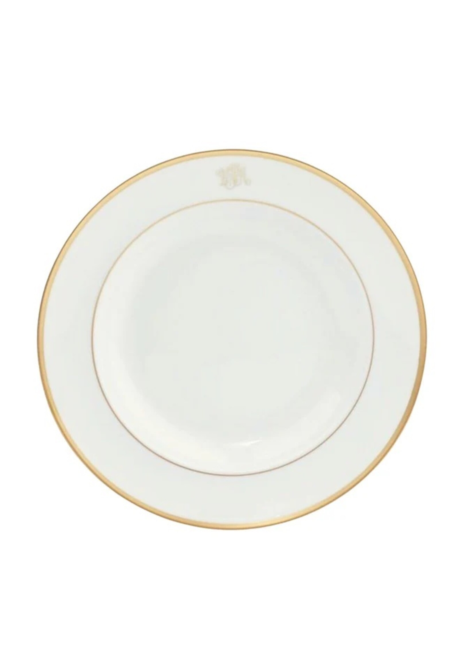 Pickard China Georgian Monogram Dinner Plate - June & Cullin Williams Registry