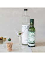 Creative Co-op 6 oz. Stemmed Martini Glass with Hand-Blown Olive Inside