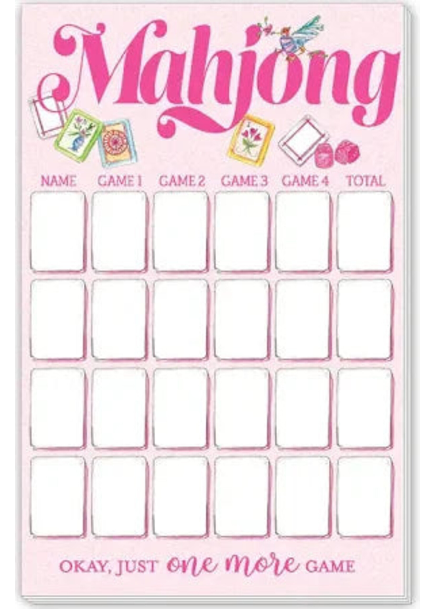 Roseanne Beck Collections Roseanne Beck  Mahjong Score Pad