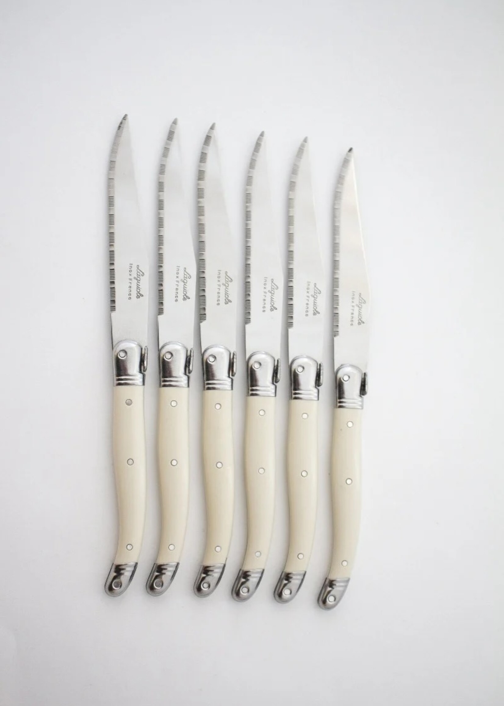 Be Home Laguiole 6 Pc Steak Knife Set in Wooden Box