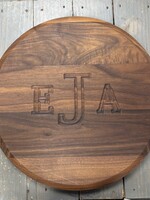 bigwood boards Walnut Lazy Susan 16" X 16"