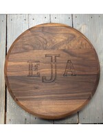 bigwood boards Walnut Lazy Susan 16" X 16"