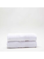 CB Station Set of 2 Monogrammed  White Hand Towels - Avery Clark's Registry