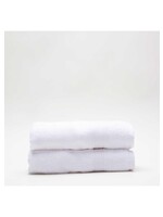 CB Station Set of 2 Monogrammed  White Hand Towels - Avery Clark's Registry