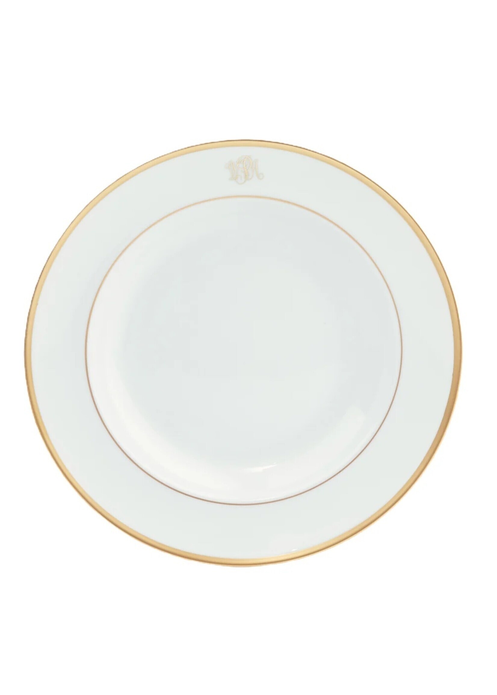 Pickard China Georgian Monogram Salad Plate - Avery Clark's Registry
