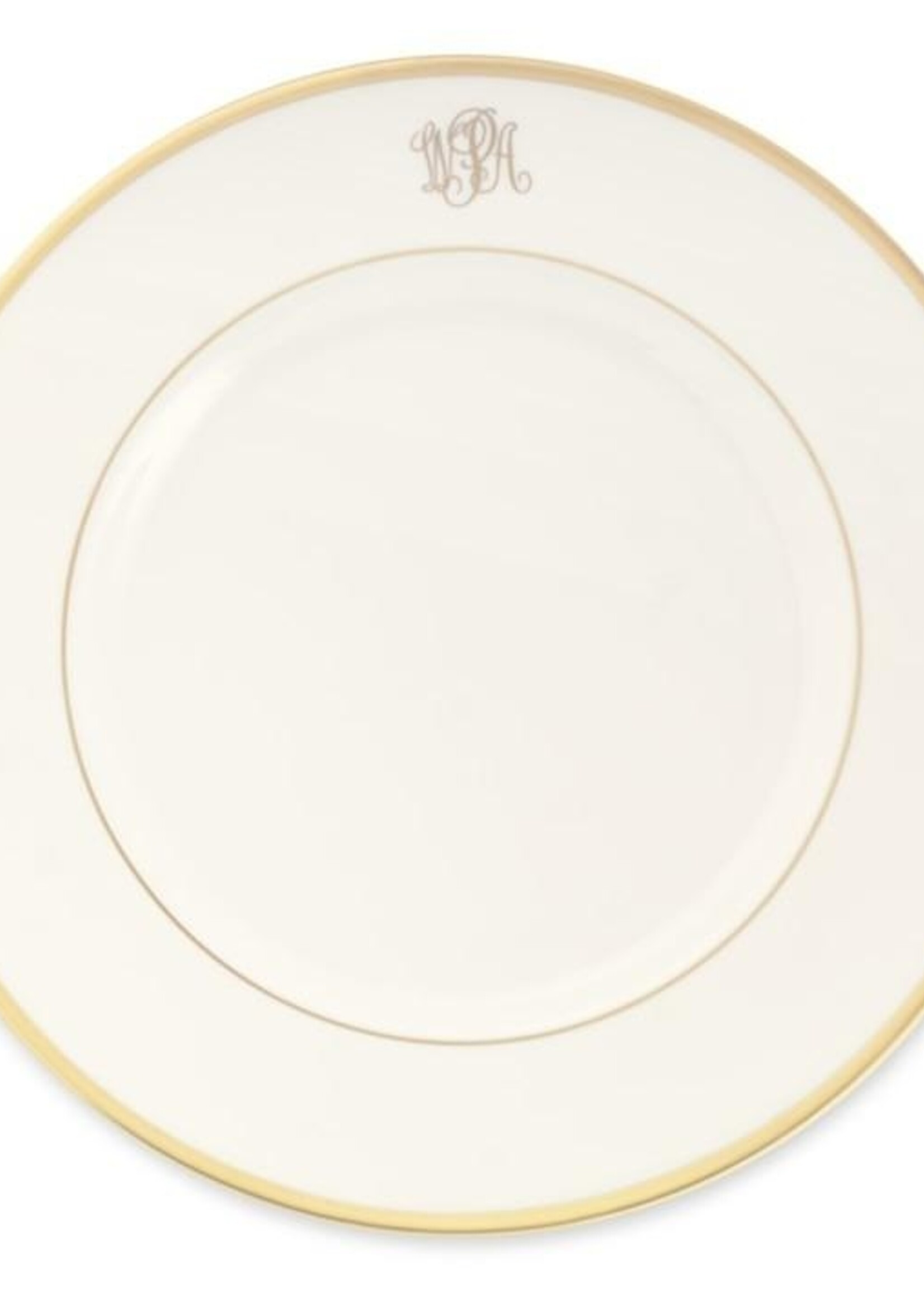 Pickard China Georgian Monogram Dinner Plate - Emma McCurley's Registry
