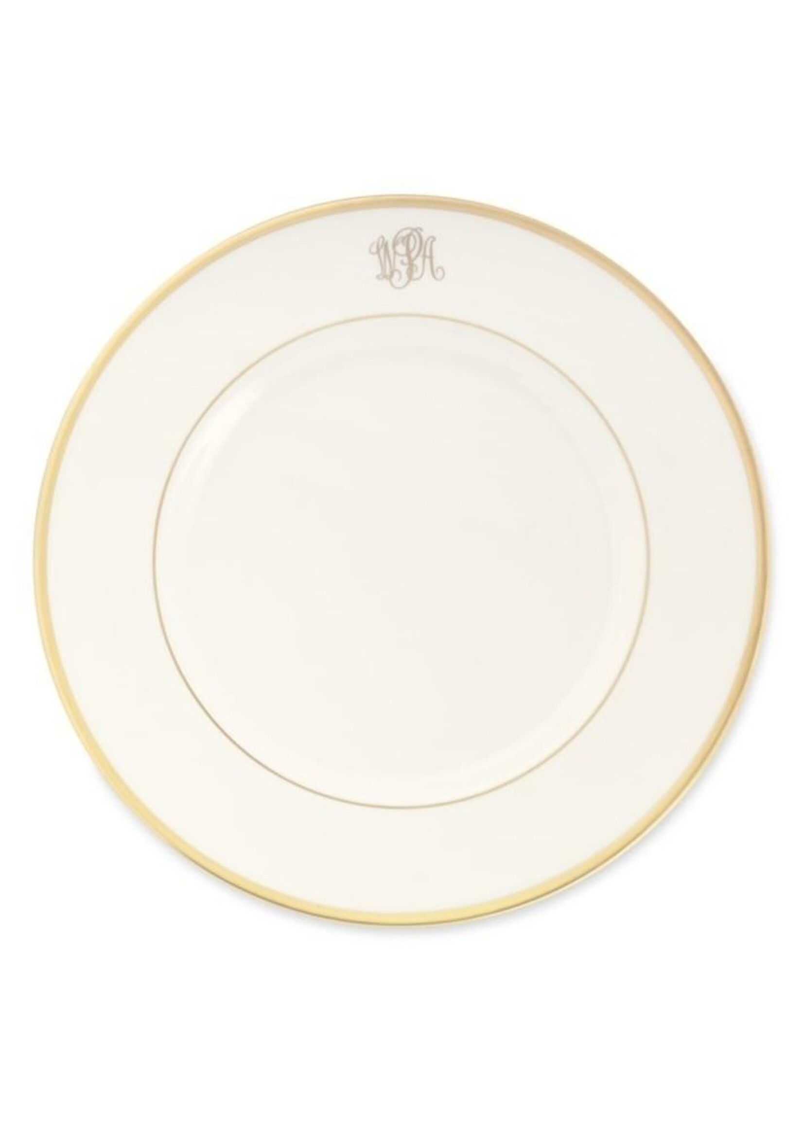Pickard China Georgian Monogram Dinner Plate - Emma McCurley's Registry