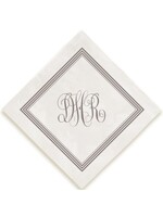 Embossed Graphics Monogram Cocktail Napkins (Set of 100) - Avery Clark's Registry