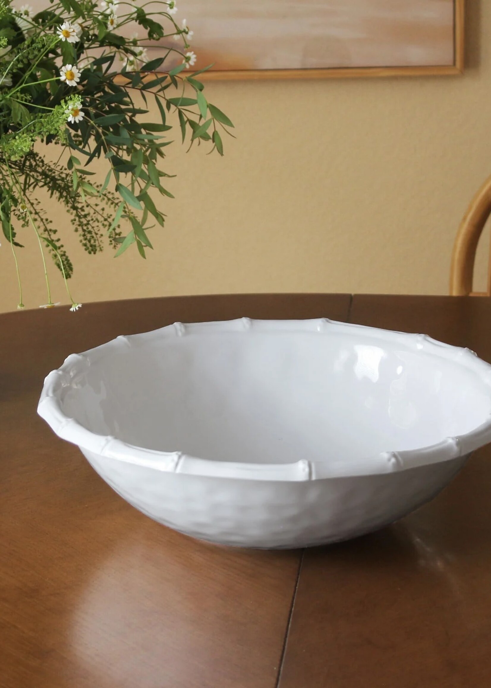 beatriz ball Vida Bamboo Large Salad Bowl (White)
