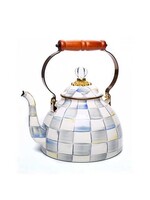 Mackenzie-Childs Sterling Check 3 Quart Tea Kettle