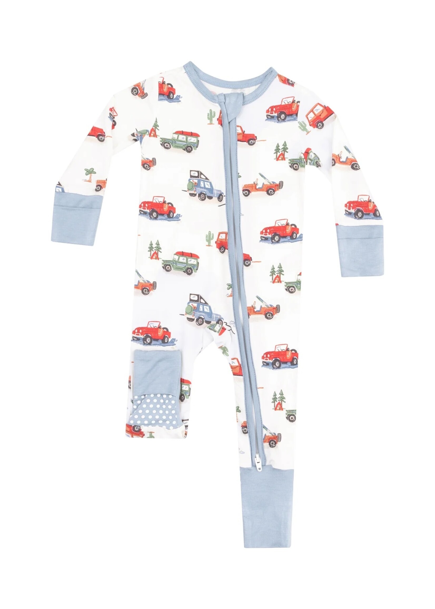 Angel Dear Off Road Adventure 2 Way Zipper Romper