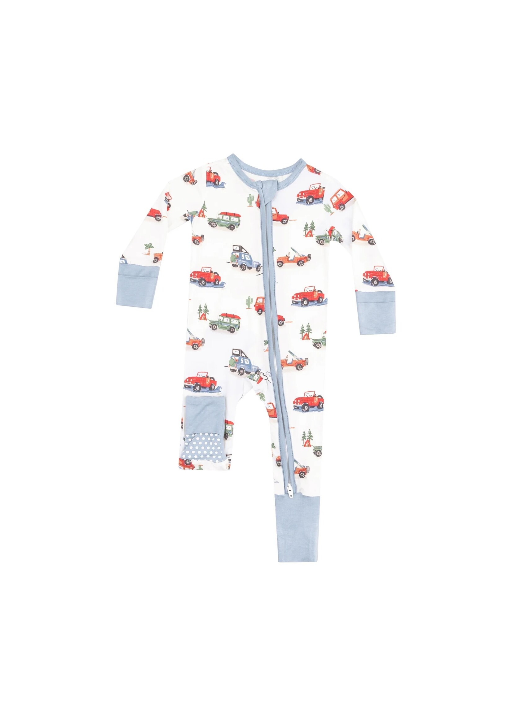 Angel Dear Off Road Adventure 2 Way Zipper Romper