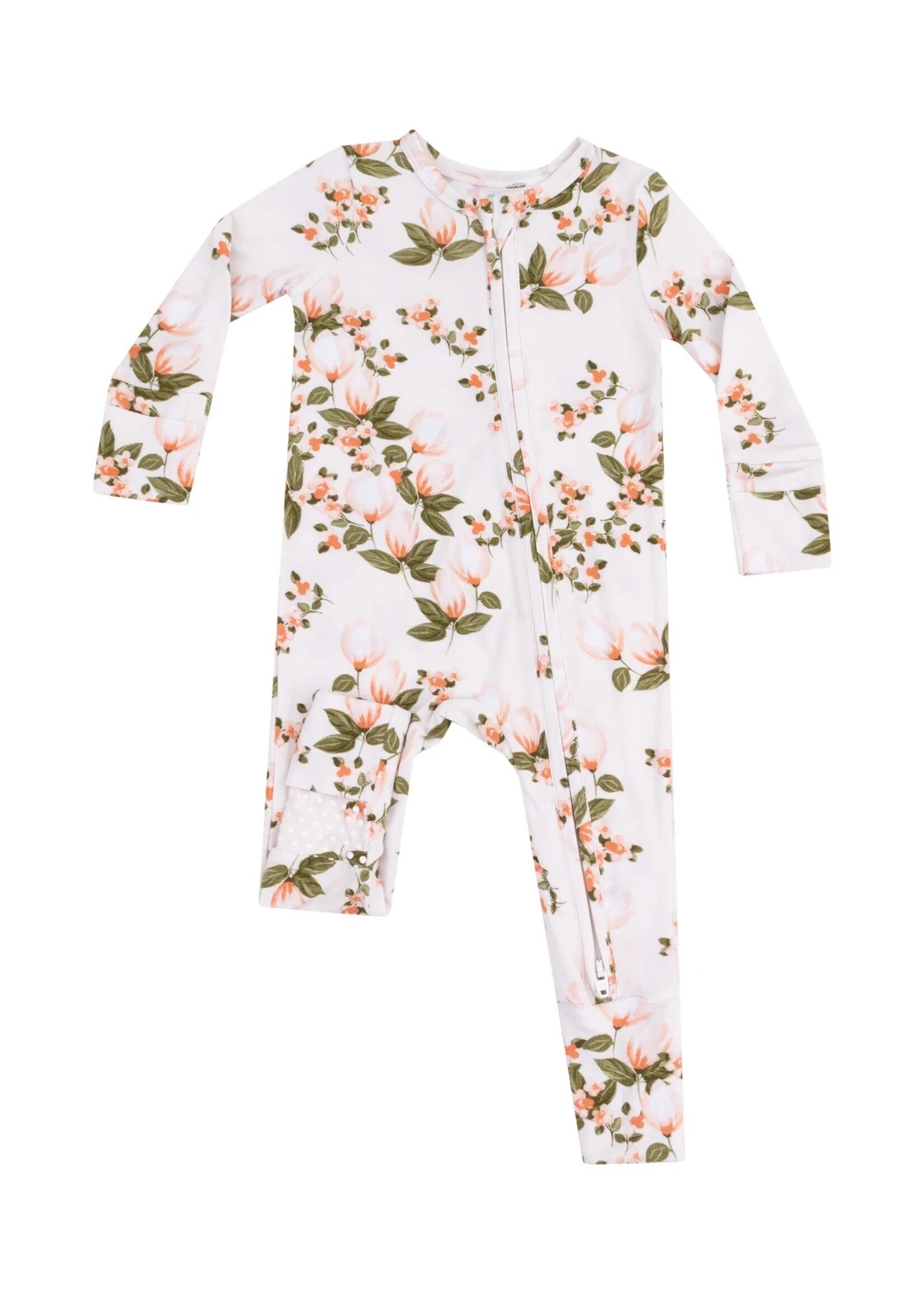 Angel Dear Floating Magnolia 2 Way Zipper Romper