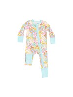 Angel Dear Amelia Floral 2 Way Zipper Romper