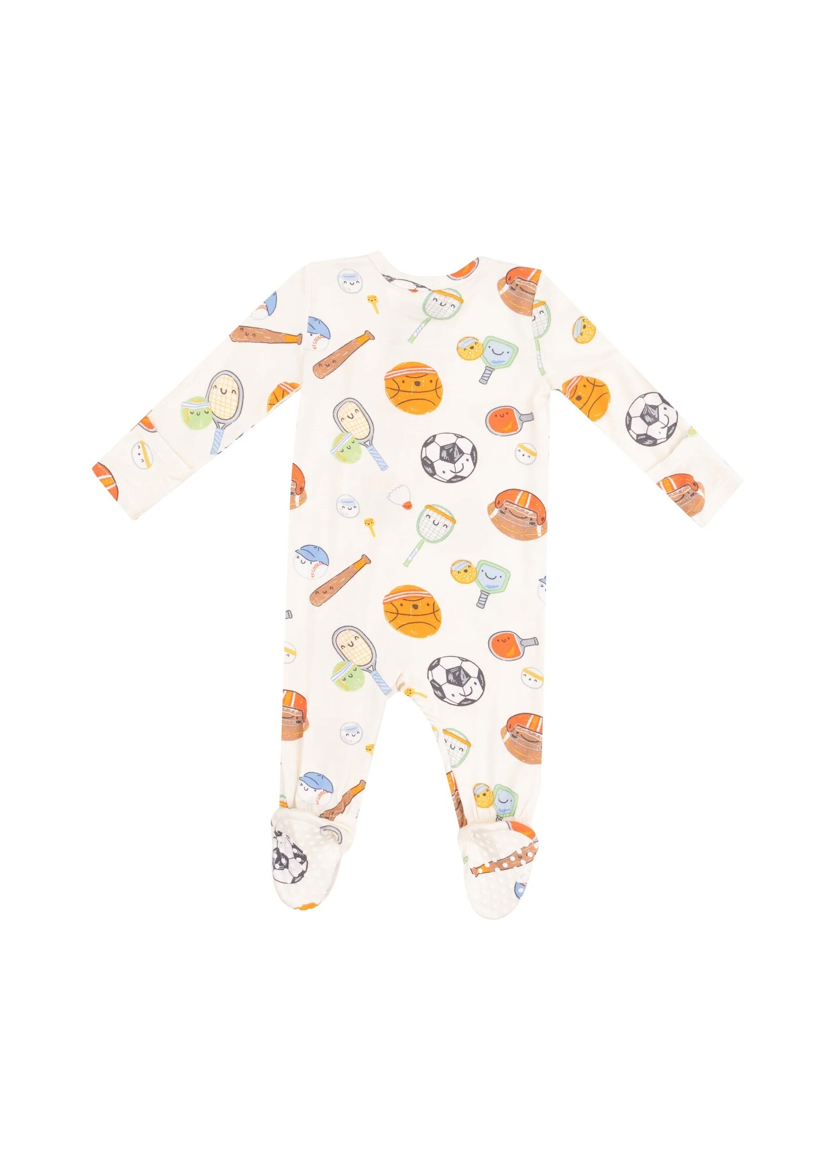 Angel Dear Sports Ball Friends 2 Way Zipper Footie