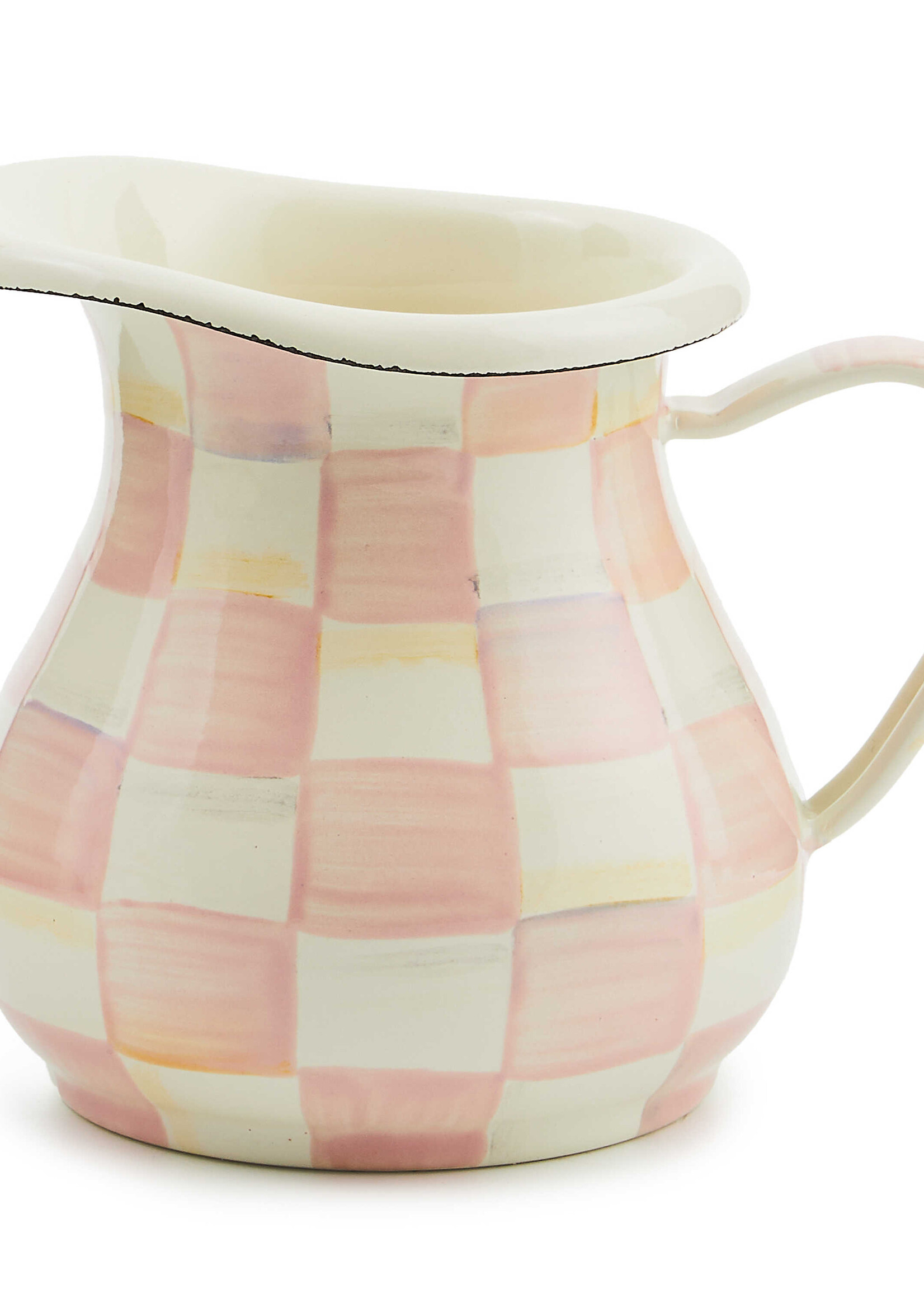 Mackenzie-Childs Rosy Check Creamer