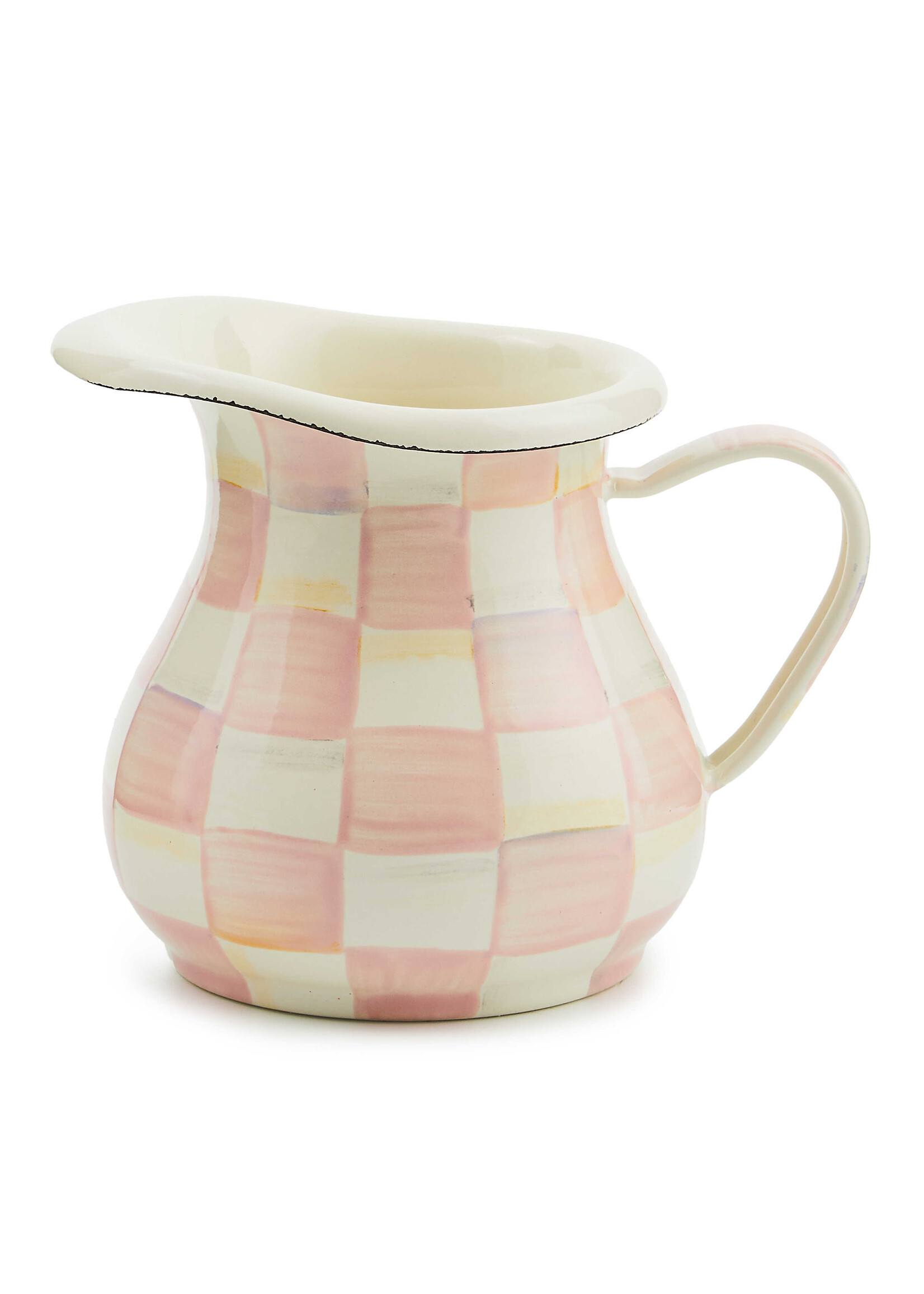 Mackenzie-Childs Rosy Check Creamer