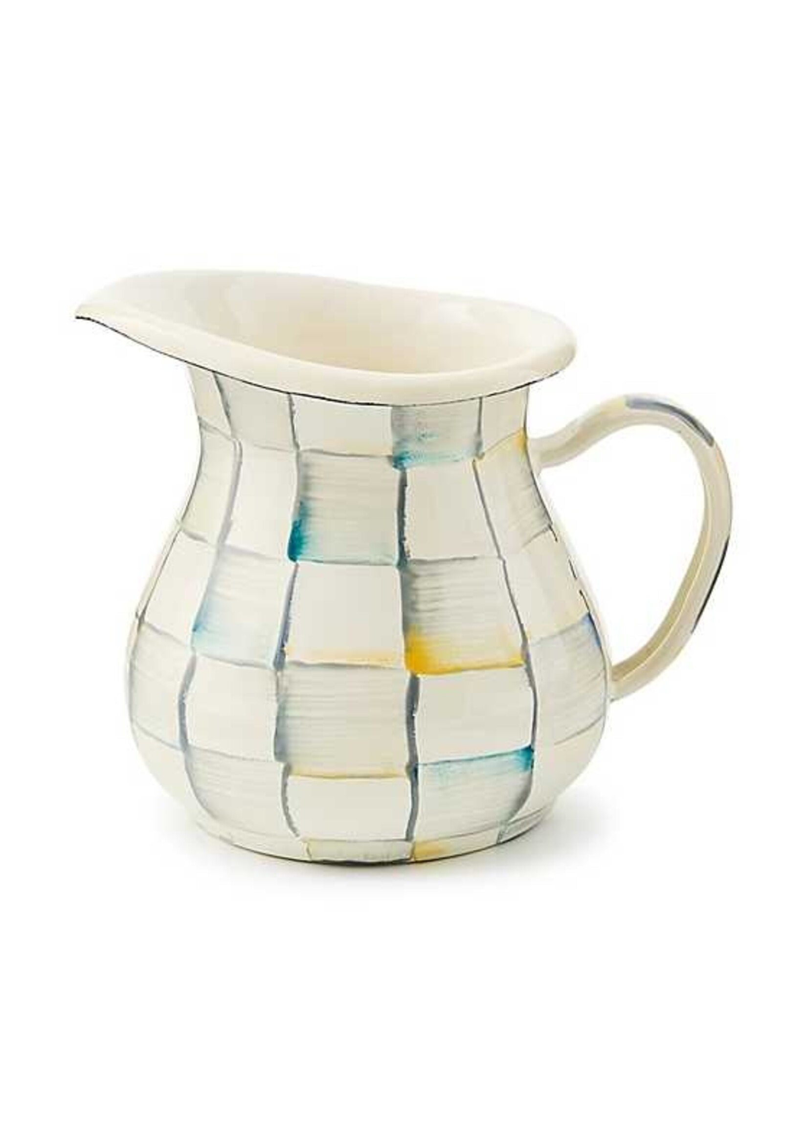 Mackenzie-Childs Sterling Check Creamer