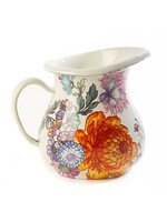 Mackenzie-Childs White Flower Market Creamer