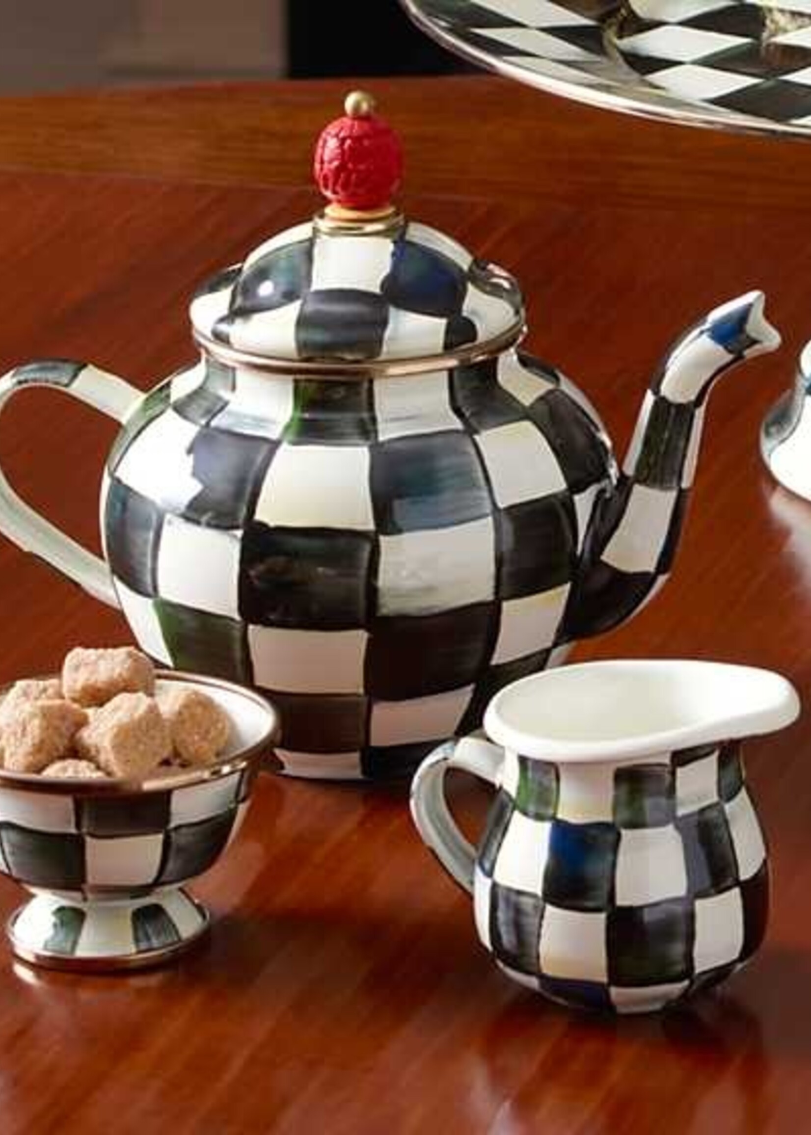 Mackenzie-Childs Courtly Check Little Creamer