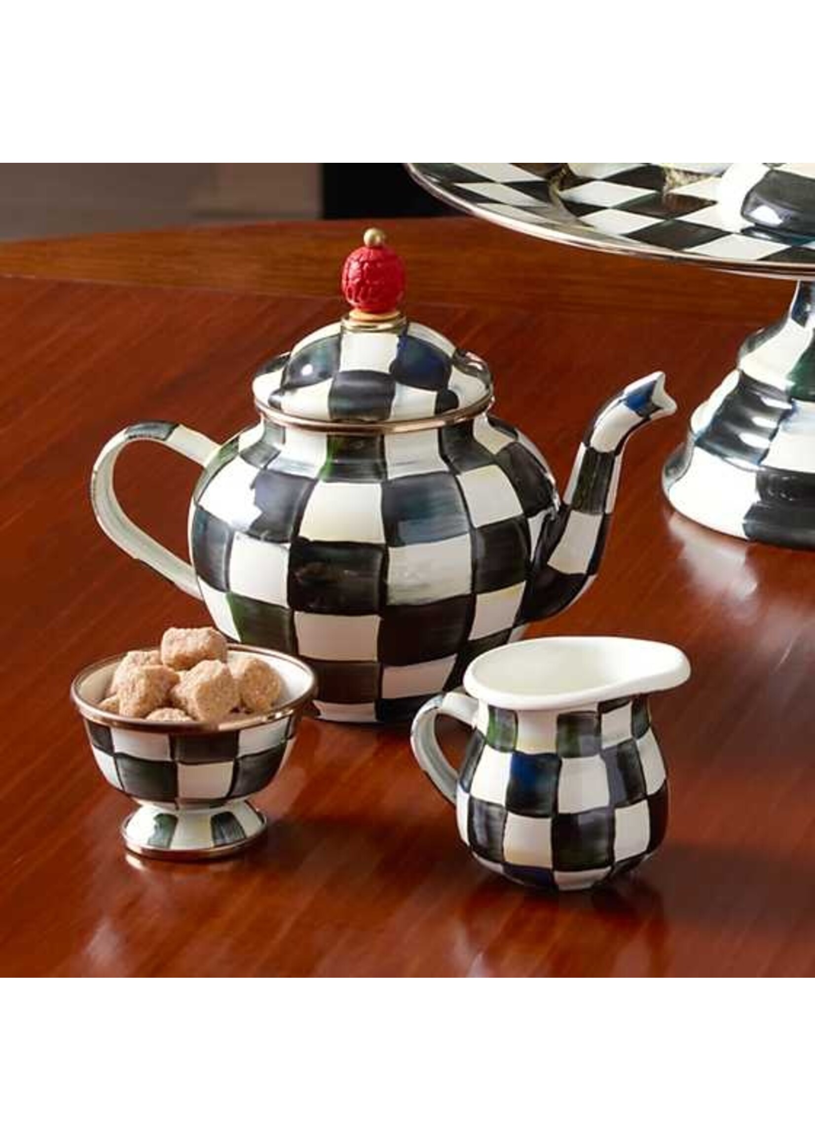 Mackenzie-Childs Courtly Check Little Creamer
