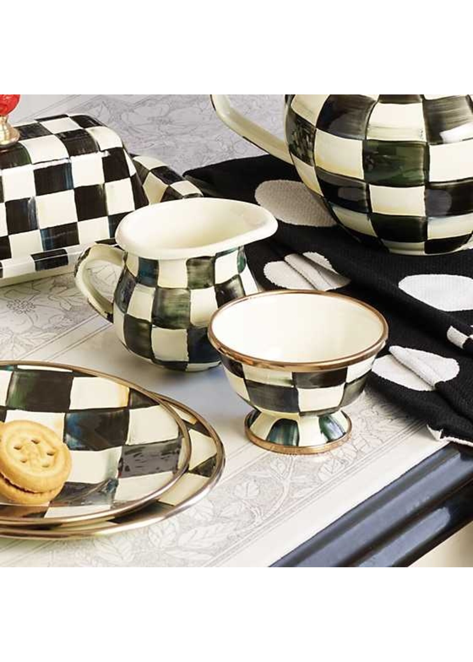 Mackenzie-Childs Courtly Check Little Creamer