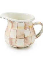 Mackenzie-Childs Mocha Check Little Creamer