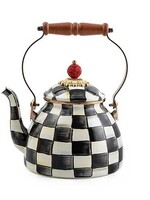 Mackenzie-Childs Courtly Check 2 Quart Tea Kettle